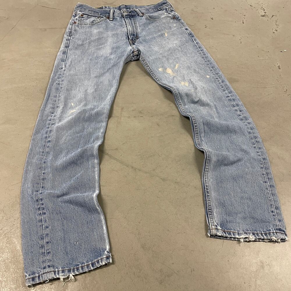 vintage paint splatter Levi's 505 Jeans 30x32